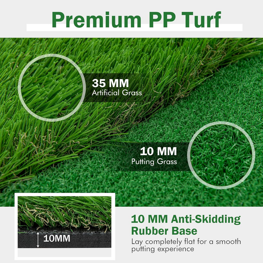 Golf Putting Green (8ft x 16ft, Style US Map)