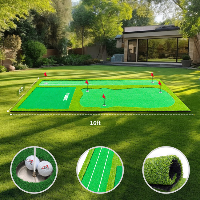 Putting Green with Slope – Style A, 8 × 16 or 10 × 16 ft