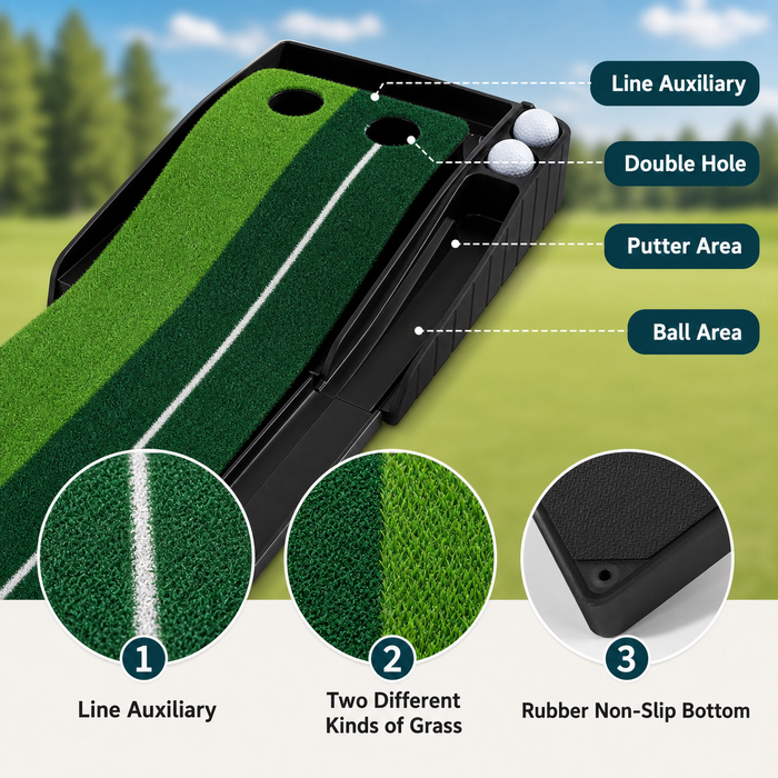 Portable Putting Mat – 8 or 10 ft