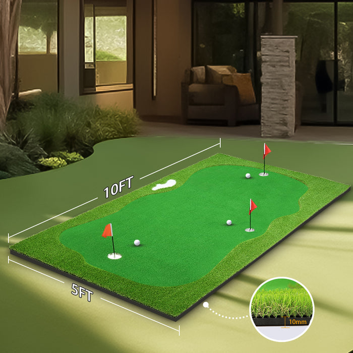 Putting Green – 5 × 10 ft, Multiple Surface Options