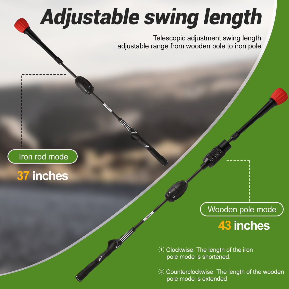 Golf Swing Trainer (Adjustable)