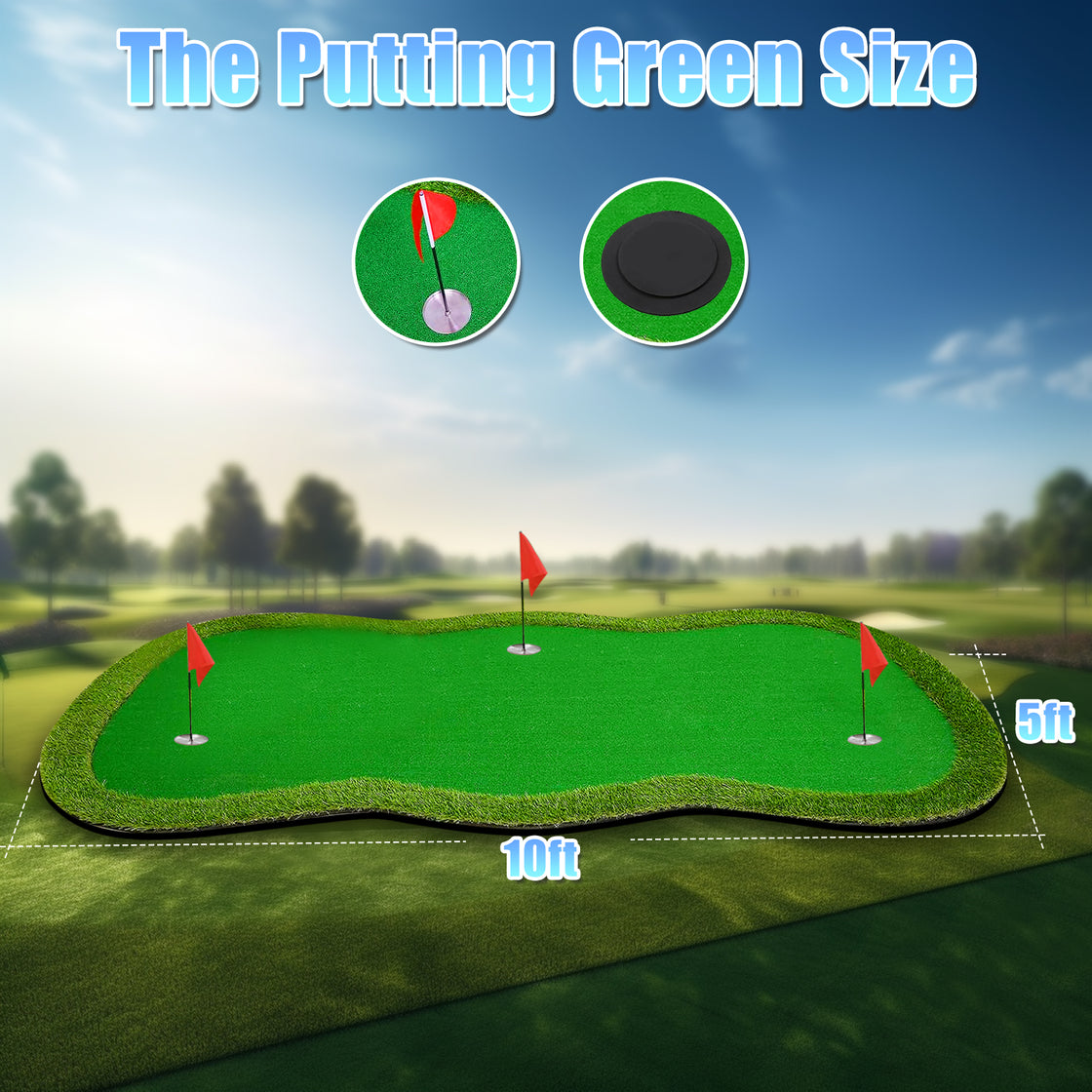 Golf Putting Green (5ft x 10ft)