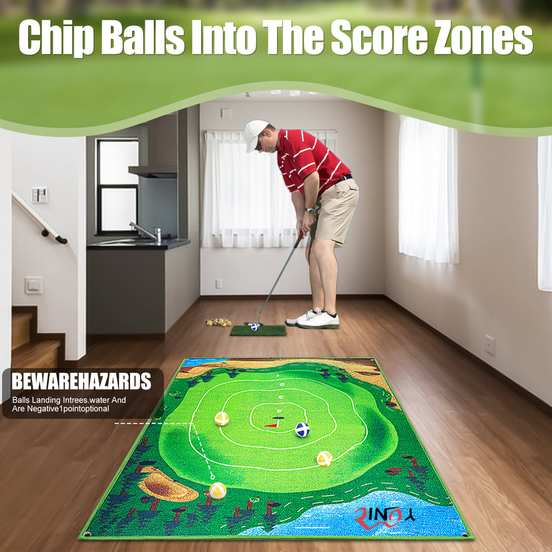 Chip N' Stick Golf Games with Chip N' Stick Golf Balls