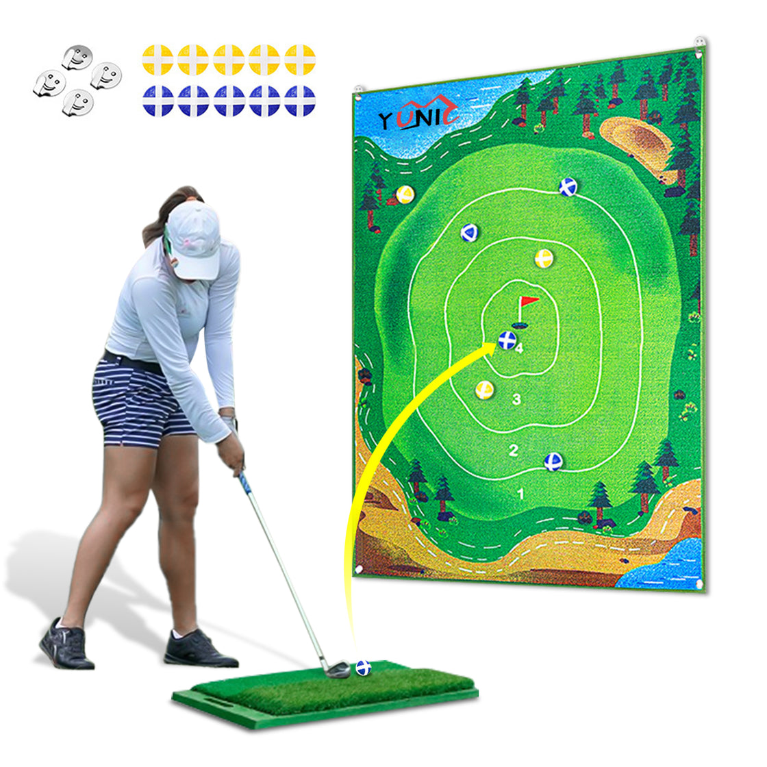 Chip N' Stick Golf Games with Chip N' Stick Golf Balls