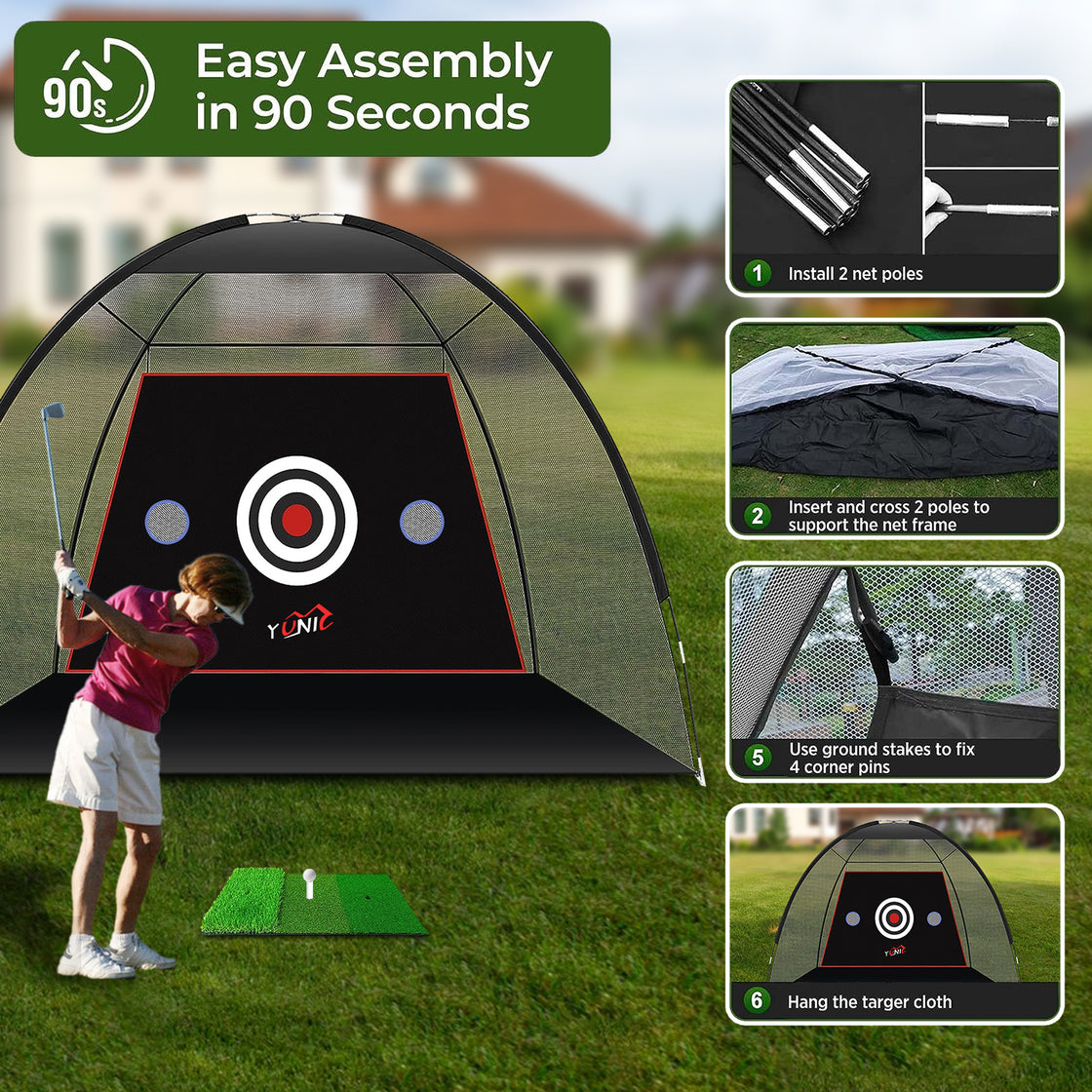 Golf Practice Net - Tent Style (10ft x 7ft)