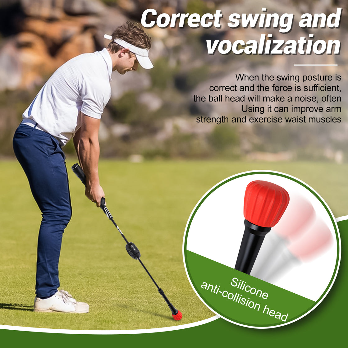 Golf Swing Trainer (Adjustable) – Yunic Golf