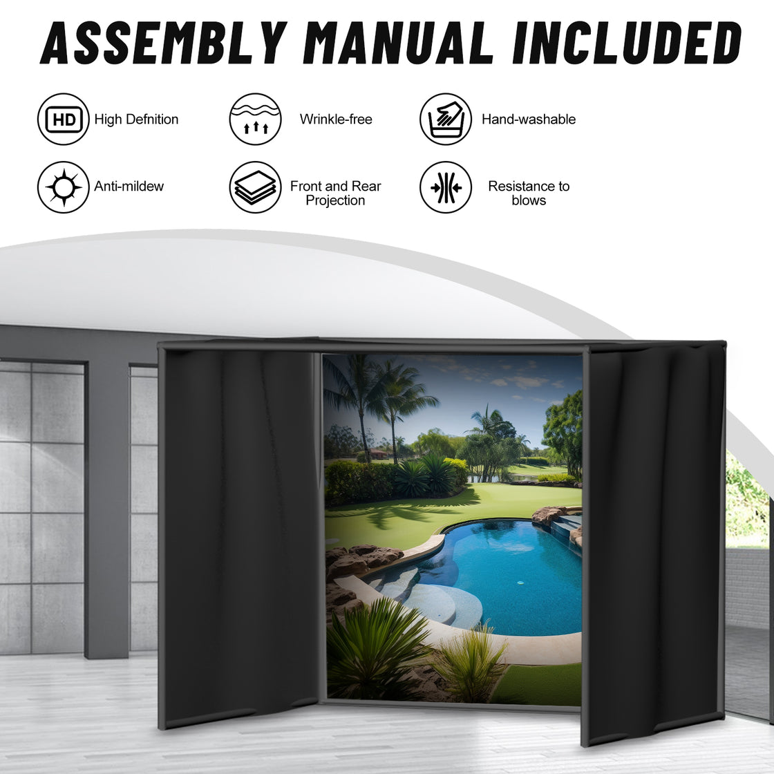 Home Golf Simulator Enclosure Kit