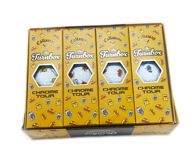 Callaway Chrome Tour Golf Balls – Turnbox Snacks Limited Edition