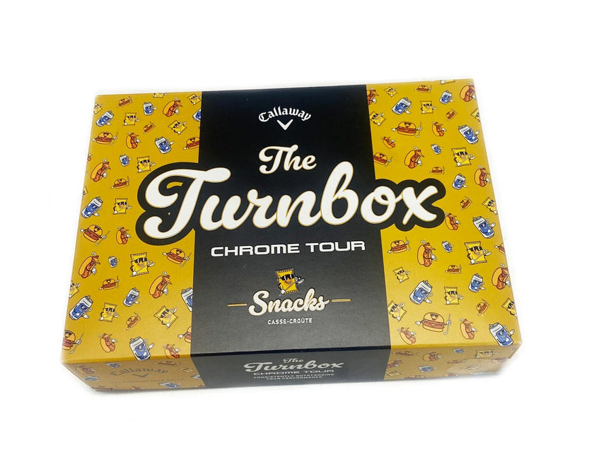 Callaway Chrome Tour Golf Balls Turnbox Snacks Limited Edition