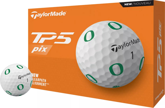 TaylorMade TP5 pix Golf Balls – Oregon Ducks