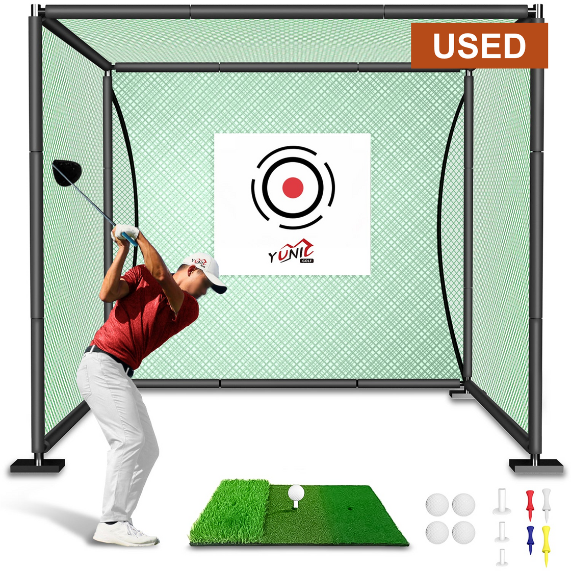 YUNIC green golf cage – USED